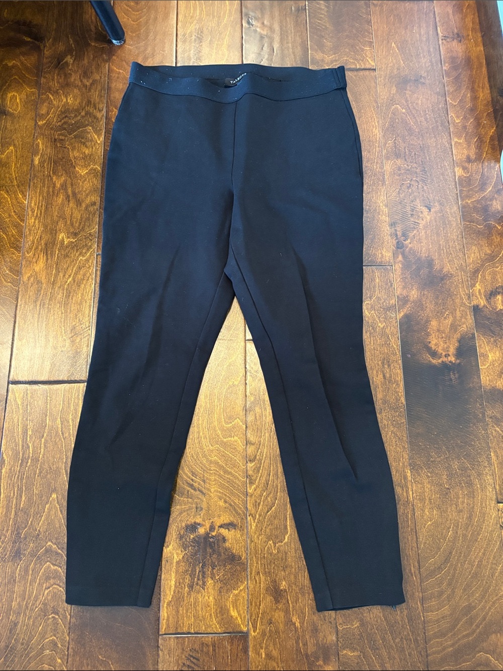 Talbots Black Stretch Ponte Joggers
